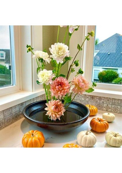 Paslanmaz Çiçek Kurbağaları Kenzan, Metal Yuvarlak Çiçek Frog Vazo Arzu Pin Tutucu, Dıy Çiçek Araç Düzenlemeleri (Yurt Dışından) fırsatları