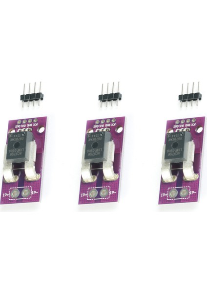 3x ACS758 ACS758LCB-100B Akım Modül Doğrusal Salon Akım Sensörü Pff-T Akım Algılama 3-5V (Yurt Dışından)