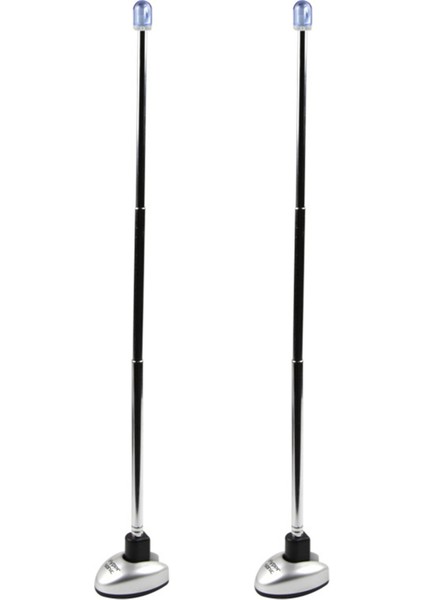 2x Hipersonik Araba Teleskopik Anten Elastikiyeti Tampon Köşe Direği Evrensel Araba Güvenlik Pozisyonu Direği (Yurt Dışından)