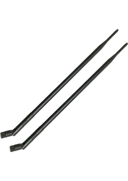 2pcs 9dbı Rp-Sma Çift Bant 2 4ghz 5ghz Yüksek Kazançlı Wifi Yönlendirici Kablosuz Yatırma Anten (Yurt Dışından)