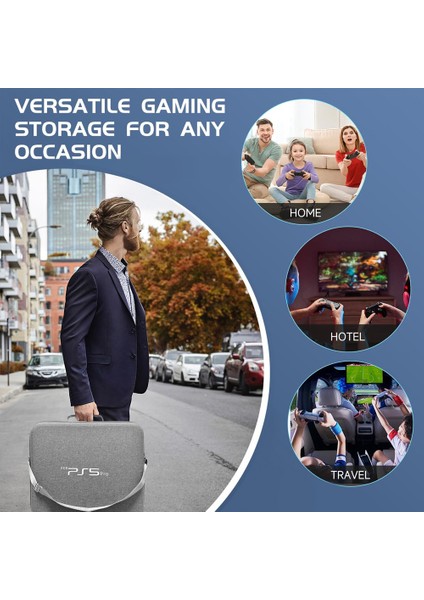 PS5PRO Ana Bilgisayar Aksesuarları Eva Darbeye Dayanıklı ve Düşmeye Dayanıklı Kullanışlı Saklama Çantası (Yurt Dışından) indirimleri