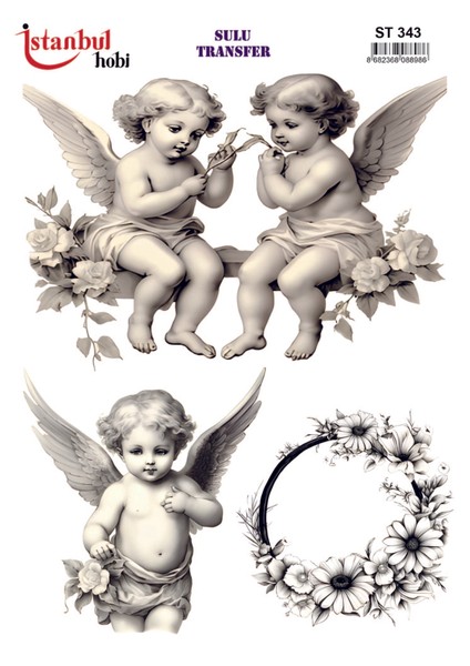 Istanbul Hobi Sulu Transfer ST343 (25X35)