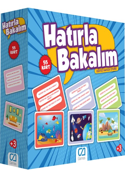 CA.5108 Hatırla Bakalım - Eğitici Oyun Kartları