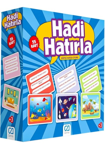 CA.5108 Hatırla Bakalım - Eğitici Oyun Kartları modelleri