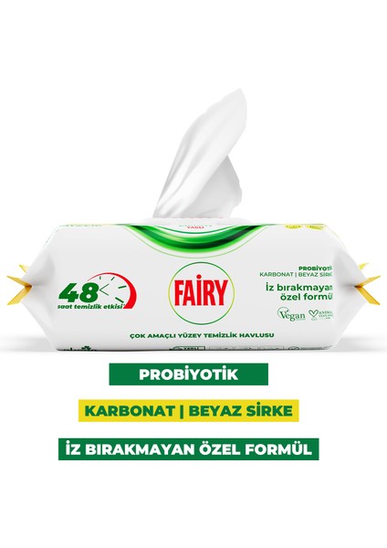 Çok Amaçlı Yüzey Temizlik Havlusu 100 Yaprak | Limon Yağlı | Beyaz Sirke Karbonat modelleri