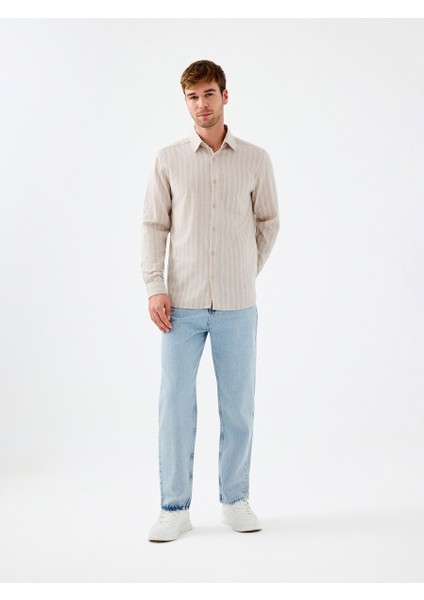 Relax Fit Erkek Gömlek U.kol