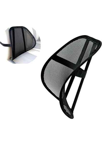 Fileli Ortopedik Oto Bel Sırt Destek Minderi Destekli Ayarlanabilir Terletmeyen Araba Ofis Koltuk Sandalye Sırt Dayama Filesi