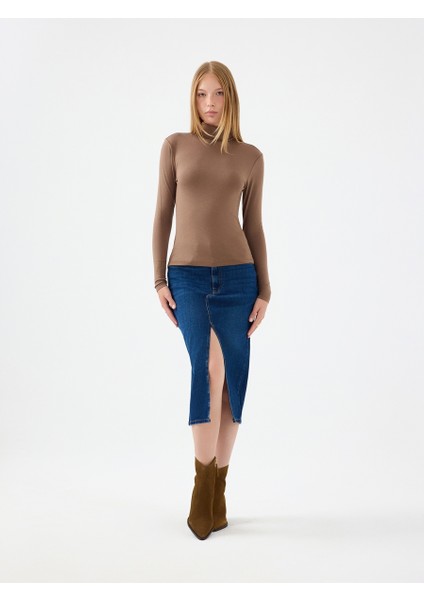Slim Fit Kadın Bluz U.kol fiyatları
