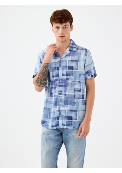 Relax Fit Erkek Gömlek K.kol