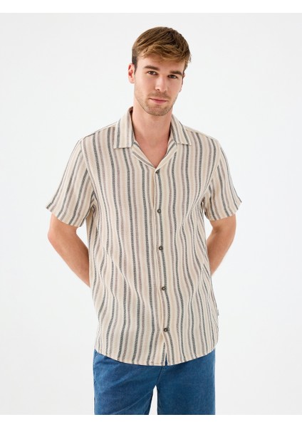 Relax Fit Erkek Gömlek K.kol