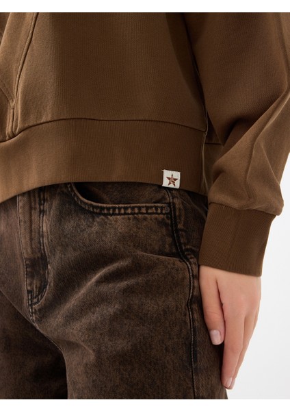 Long Crop Kadın Sweatshirt indirimleri