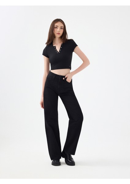 Wide Leg Regular Fit Kadın Pantolon