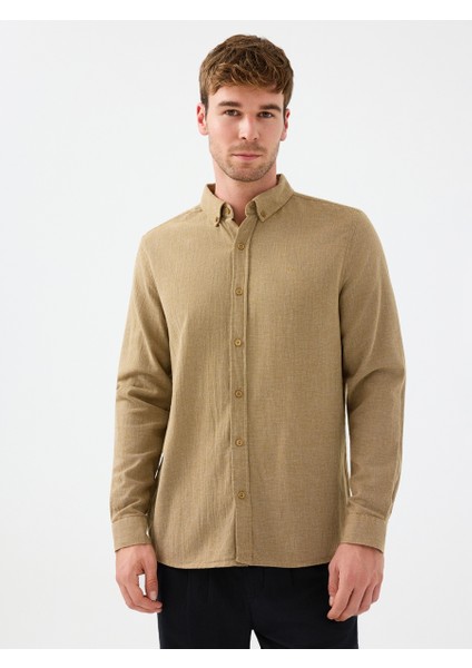 Regular Fit Erkek Gömlek U.kol