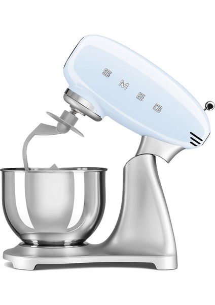 50's Style Retro Pastel Mavi Stand Mikser Smf02pbeu modelleri