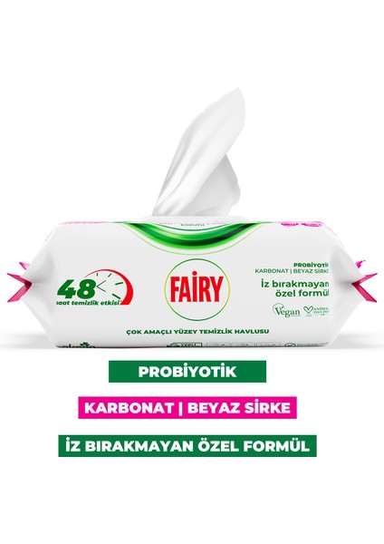 Çok Amaçlı Yüzey Temizlik Havlusu 100 Yaprak | Lilyum Çiçeği| Beyaz Sirke & Karbonat modelleri