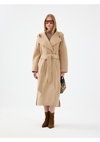 Oversize Kadın Kaban