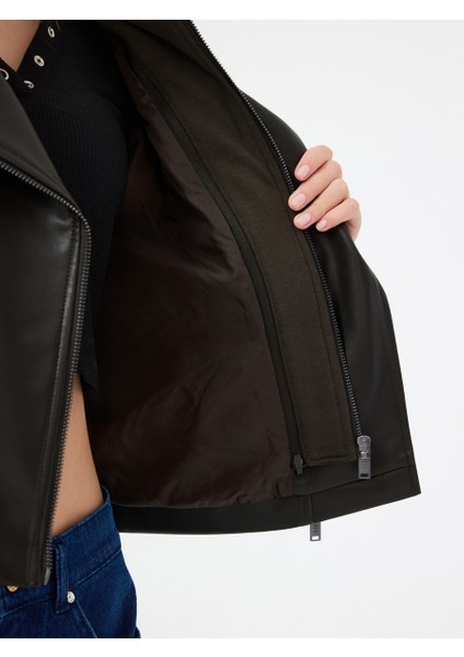 Fitted Kadın Mont Pu