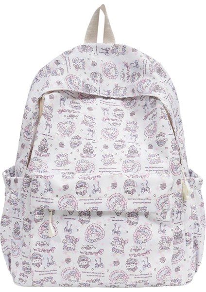 Yeni Japon Ins Rüzgar Taze Okul Çantası Tatlı Şeker Rengi Yay Sırt Çantası Genç Lise Öğrencileri Hafif Omuz Çantası (Yurt Dışından)