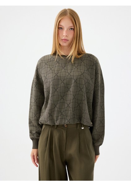 Crop Kadın Sweatshirt