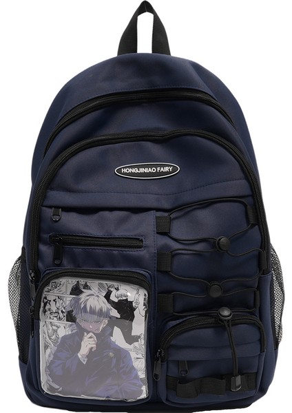 Yeni Japon Ins Rüzgar Taze Okul Çantası Tatlı Şeker Rengi Yay Sırt Çantası Genç Lise Öğrencileri Hafif Omuz Çantası (Yurt Dışından)