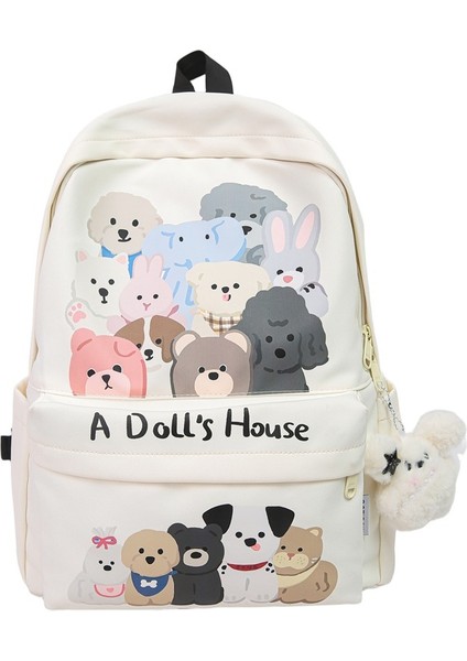 Yeni Okul Çantası Kadın Kore Baskı Küçük Taze Lise Üniversite Öğrencileri Sırt Çantası Kampüs Çift Rüzgar Sen Sistemi Basit Omuzlar Sırt Çantaları (Yurt Dışından)