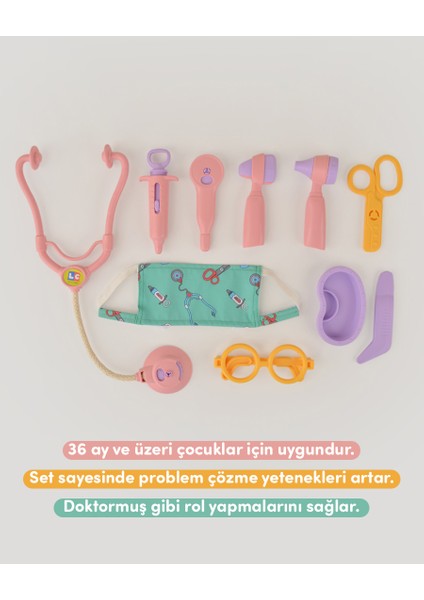 LC Pembe Doktor Seti ve Çocuk Kostümü fiyatları