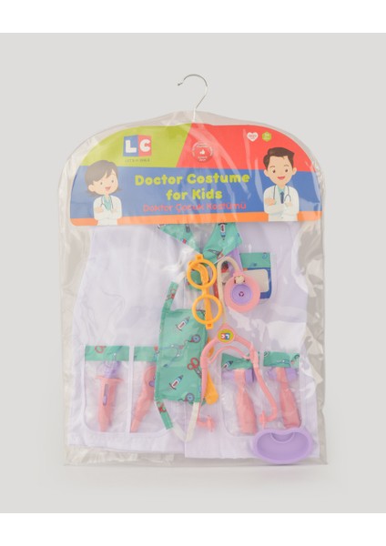 LC Pembe Doktor Seti ve Çocuk Kostümü