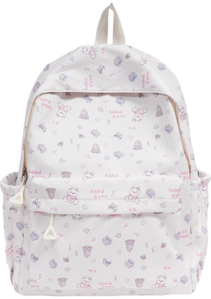 Yeni Japon Ins Rüzgar Taze Okul Çantası Tatlı Şeker Rengi Yay Sırt Çantası Genç Lise Öğrencileri Hafif Omuz Çantası (Yurt Dışından)