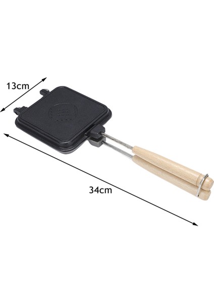 Sandviç Makinesi Yapışmaz Krep Makinesi Snack Maker Plaka Krep Muffinler Kahvaltı Öğle Yemeği Için Kolay Dökme Demir (Yurt Dışından) fiyatları