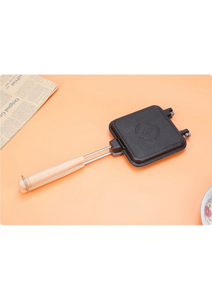 Sandviç Makinesi Yapışmaz Krep Makinesi Snack Maker Plaka Krep Muffinler Kahvaltı Öğle Yemeği Için Kolay Dökme Demir (Yurt Dışından) indirimleri