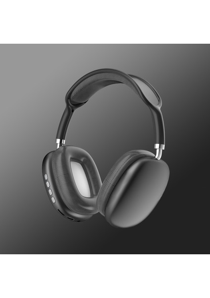 P9 Pro Max Çok Satan Bluetooth Kulaklık Başa Takılan Gürültü Azaltma Cep Telefonu Kablosuz Kulaklık Dekorasyon Fotoğrafı Evrensel (Yurt Dışından)