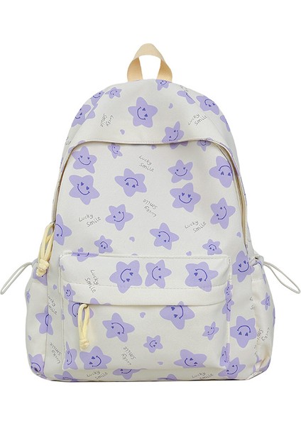 Yeni Okul Çantası Kadın Kore Baskı Küçük Taze Lise Üniversite Öğrencileri Sırt Çantası Kampüs Çift Rüzgar Sen Sistemi Basit Omuzlar Sırt Çantaları (Yurt Dışından)