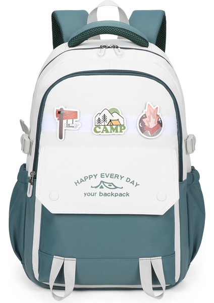 Yeni Yüksek Değerli Büyük Kapasiteli Ortaokul ve Lise Öğrencileri Kız Çanta Hafif Okul Çantası Moda Eğlence Omuz Sırt Bilgisayar Çantası (Yurt Dışından)