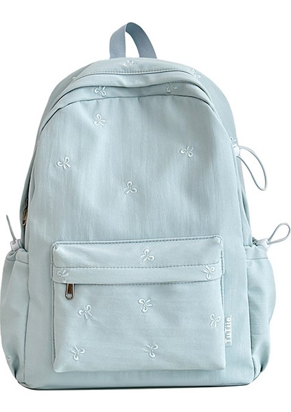 Yeni Yüksek Değerli Büyük Kapasiteli Ortaokul ve Lise Öğrencileri Kız Çanta Hafif Okul Çantası Moda Eğlence Omuz Sırt Bilgisayar Çantası (Yurt Dışından)