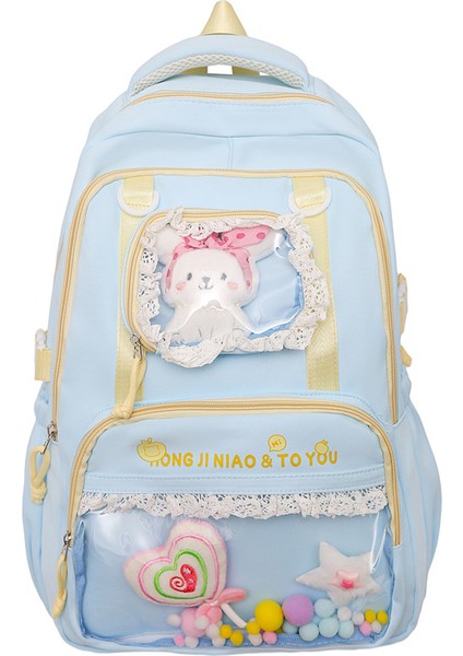 Yeni Okul Çantası Kadın Kore Baskı Küçük Taze Lise Üniversite Öğrencileri Sırt Çantası Kampüs Çift Rüzgar Sen Sistemi Basit Omuzlar Sırt Çantaları (Yurt Dışından)