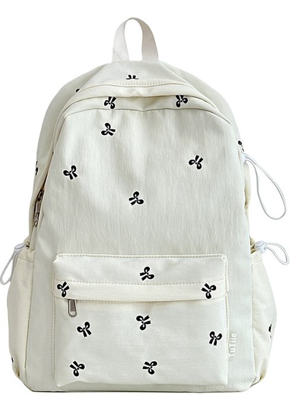 Yeni Yüksek Değerli Büyük Kapasiteli Ortaokul ve Lise Öğrencileri Kız Çanta Hafif Okul Çantası Moda Eğlence Omuz Sırt Bilgisayar Çantası (Yurt Dışından)