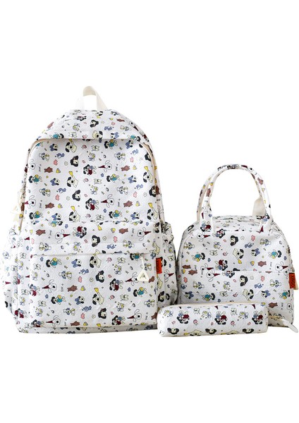 Yeni Yüksek Değerli Büyük Kapasiteli Ortaokul ve Lise Öğrencileri Kız Çanta Hafif Okul Çantası Moda Eğlence Omuz Sırt Bilgisayar Çantası (Yurt Dışından)