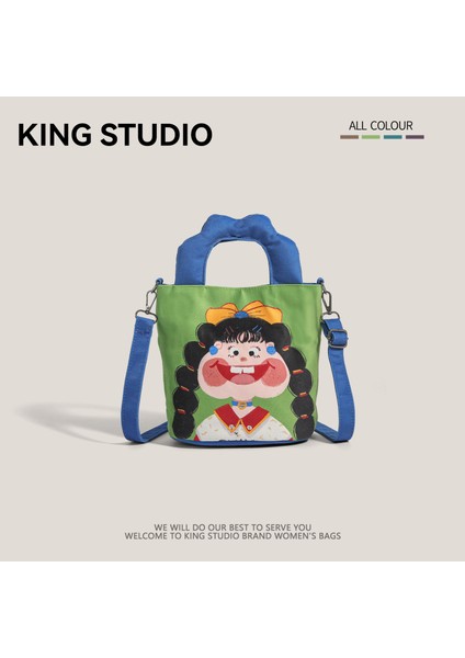 Sevimli Tuval El Çantası Omuz Crossbody Çanta (Yurt Dışından) modelleri