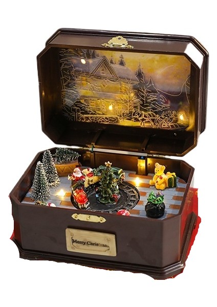 Noel Müzik USB Müzik Kutusu ile Aydınlık Döner (Yurt Dışından)