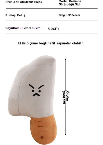 Karikatür Sevimli Bıçak Peluş Oyuncak (Yurt Dışından) fırsatları