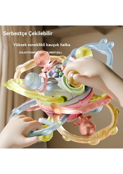 Bebek 0-3 Yaş El Kavrama Topu Erken Eğitim Kavrama Çiğnenebilir Oyuncak (Yurt Dışından) indirimleri