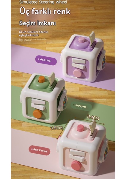 Bebek 0-3 Yaş Erken Eğitim Eğitici Hexahedron Oyuncaklar (Yurt Dışından) modelleri