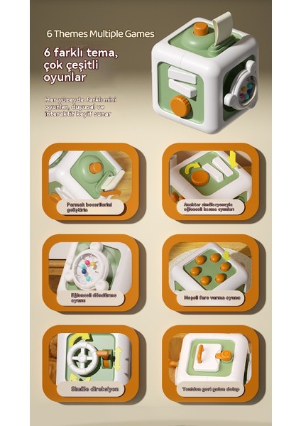 Bebek 0-3 Yaş Erken Eğitim Eğitici Hexahedron Oyuncaklar (Yurt Dışından) fırsatları