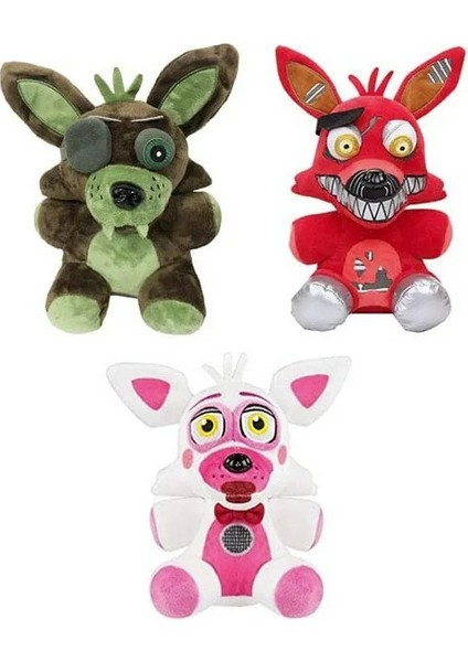 Karikatür Peluş Oyuncaklar 3 Parçalı Seti (Yurt Dışından) fırsatları