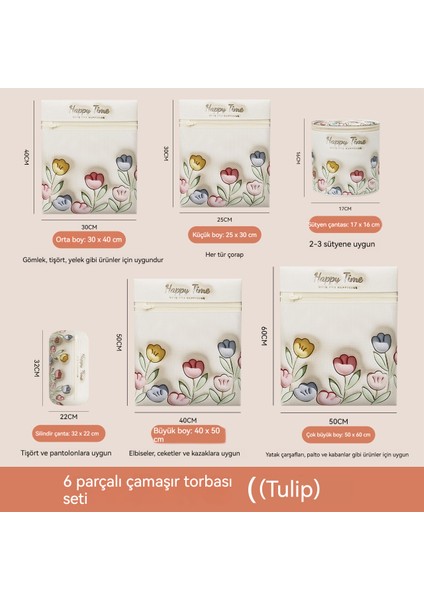 Ev Anti Deformasyon Çamaşır Çantaları 6 Parçalı Seti (Yurt Dışından) fiyatları