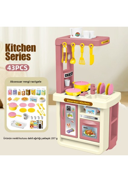 Çocuk 3-6 Yaş Mutfak Oyuncakları 43 Parçalı Seti (Yurt Dışından)