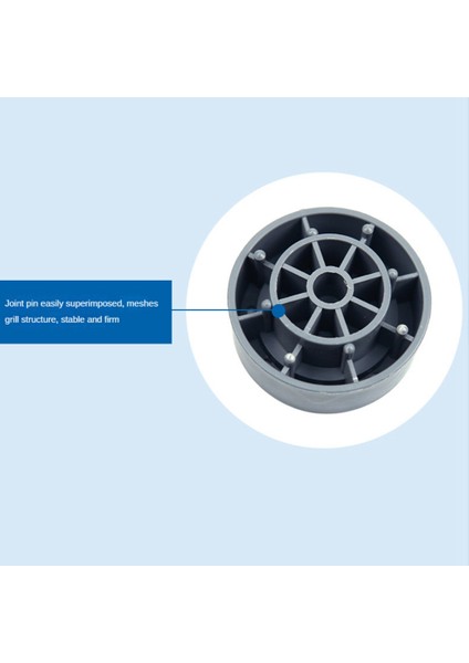Adet Çamaşır Makinesi Boy Uzatma Pedleri Anti Pedleri Sessiz Kızak Yükseltici Mat Çamaşır Makinesi Kurutma Makinesi Destek Standı 6cm (Yurt Dışından) modelleri