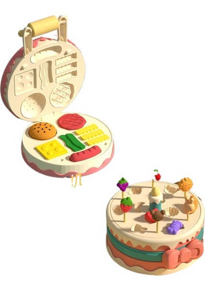 Oyuncak Kek Burger Makinesi Kauçuk Renkli Kil Çocuk Toksik Olmayan Kil (Yurt Dışından) indirimleri