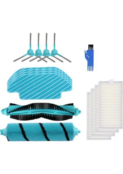Cecotec Conga 4090 4490 4690 5090 5490 6090 Robot Süpürge Parçaları Ana Yan Fırça Hepa Filtre Paspas Bezi (Yurt Dışından)