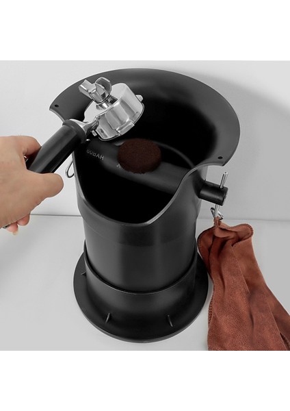 Çıkarılabilir Kaymaz Tabanlı Espresso Telveleri Için Kilit Kutusu, Kahve Öğütme Toplama Çöp Kutusu, Siyah (Yurt Dışından) fırsatları